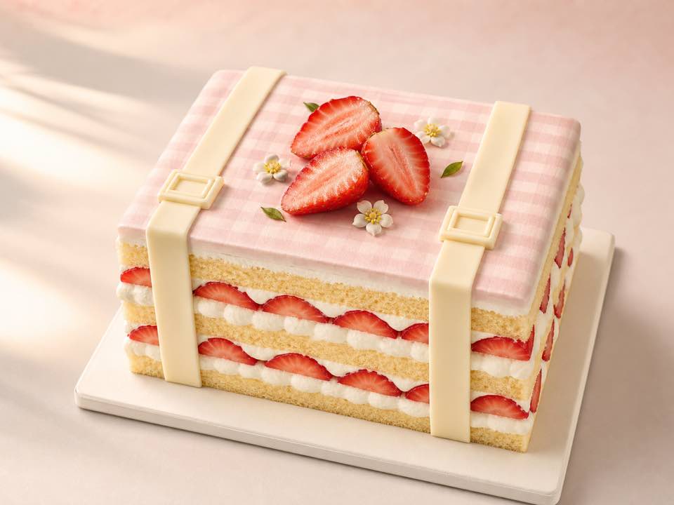 Strawberry Picnic Box concept rendering